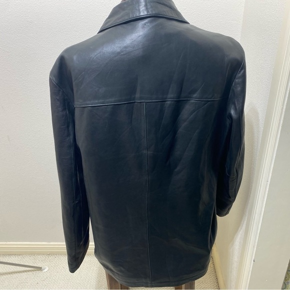 Coach Black Leather Jacket Men's Size Large
100% Leather With Wool Blend Liner - Picture 5 of 12